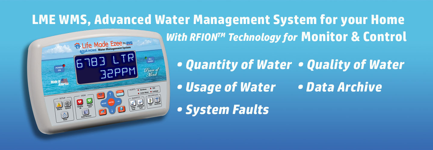 Water management systems need of water management system usage of water monitor and control of hard water effects.